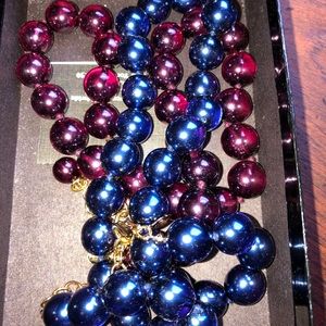 💛💜💙Joan Rivers Translucent Necklaces